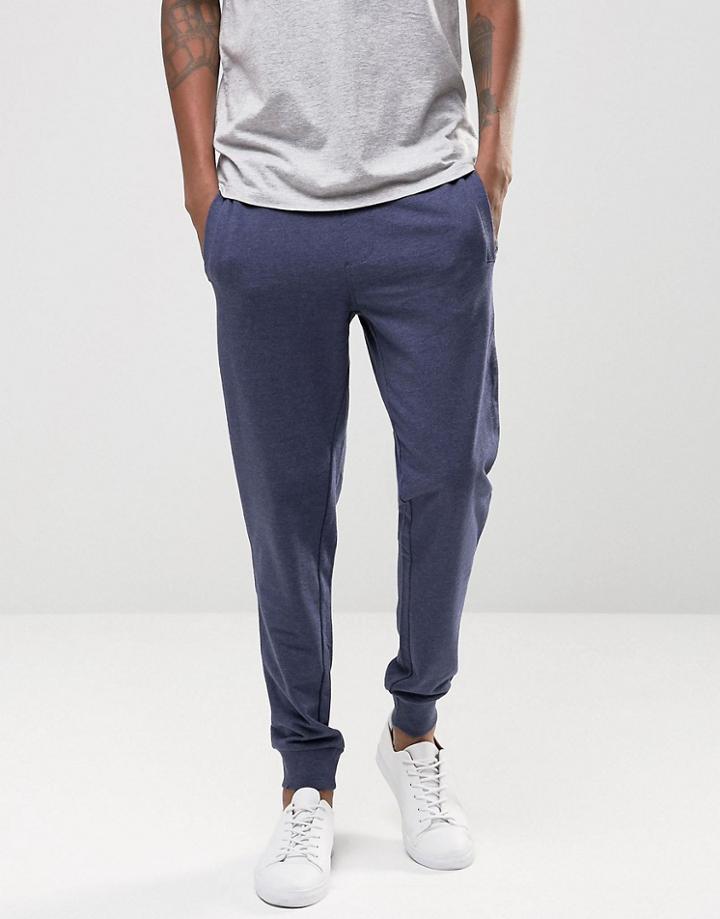 Troy Slim Leg Sweat Pants - Navy