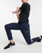 Nike Soccer Academy Sweatpants In Blue-navy