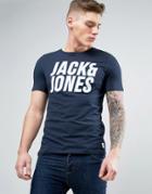 Jack & Jones Core T-shirt With Graphic - Navy