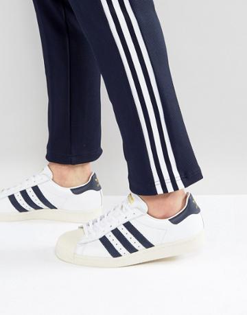 Adidas Originals Superstar Sneakers In White Bz0145 - White