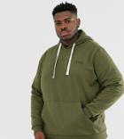 Friend Or Faux Plus Hakasama Back Print Hoodie-green