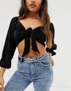 Asos Design Hanging Chain And Carabiner Waist And Hip Belt - Black