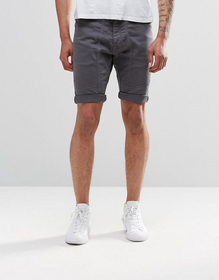 Ringspun Chino Shorts - Gray