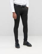 Asos Super Skinny Suit Pants - Black