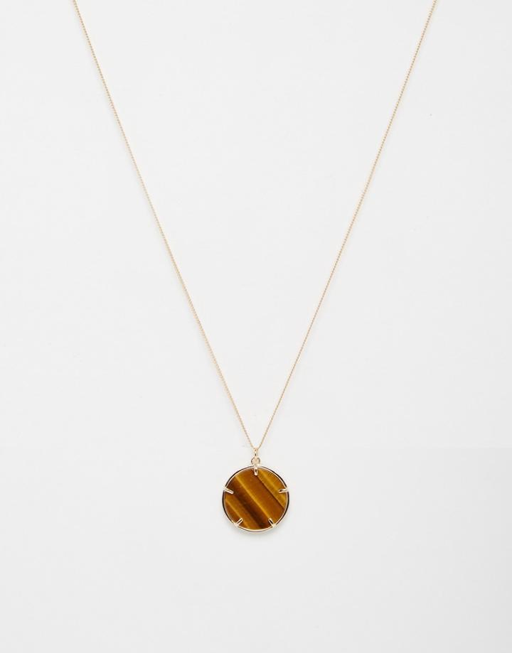 Weekday Flat Necklace - Gold