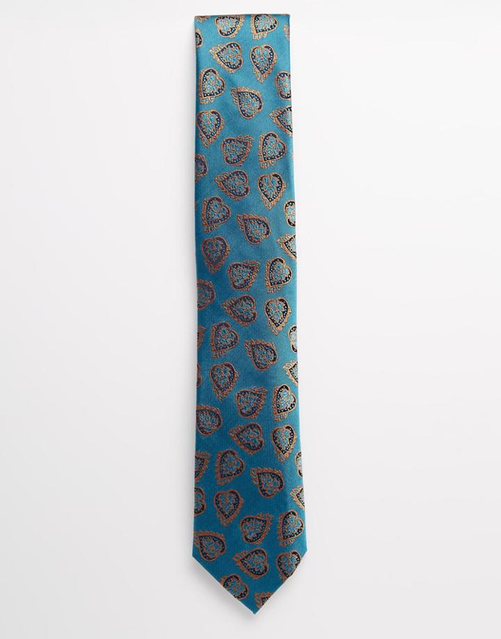 Ted Baker Silk Tie - Blue