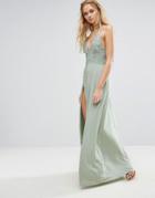 The Jetset Diaries Ayana Lace Maxi Dress - Green