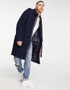 Tommy Hilfiger Jude Wool Duffle Coat-navy