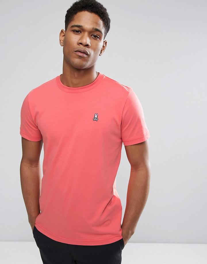 Psycho Bunny Crew Neck Pastel T-shirt - Red