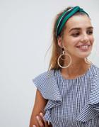 New Look Green Stripe Headband - Green