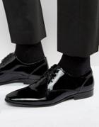 Aldo Lentina Patent Leather Derby Shoes - Black