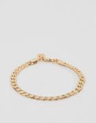 Chained & Able Crub Chain Bracelet In Gold - Gold