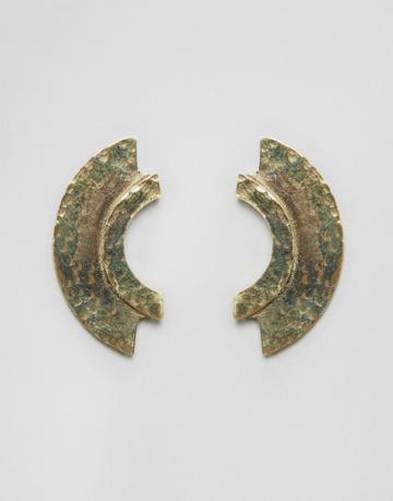 Made Stud Earrings - Gold