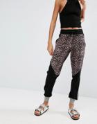 Y.a.s Leopard Sweat Pants - Multi