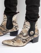 Jeffery West Sylvian Chelsea Boots - Beige