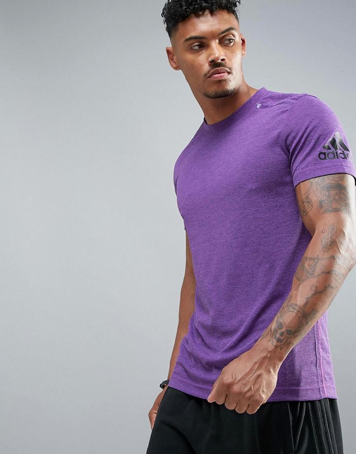 Adidas Climachill T-shirt In Purple - Purple