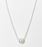Kingsley Ryan Necklace With Pearl Pendant In Silver