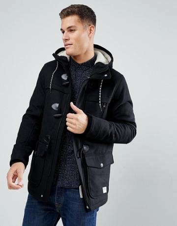 Tom Tailor Duffle Coat - Black