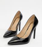 Raid Wide Fit Pauline Patent Pumps - Black