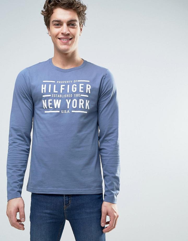 Tommy Hilfiger Large Logo T-shirt - Navy