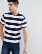 Only & Sons Stripe T-shirt - Navy