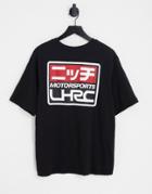 Nicce Motorsports Backprint Oversized T-shirt In Black