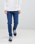 Weekday Cone Straight Jeans Gene Blue - Blue