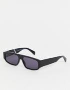 Tommy Hilfiger Slim Square Sunglasses In Black - Black