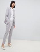 Uniqe 21 Ankle Grazer Tailored Pants - Gray