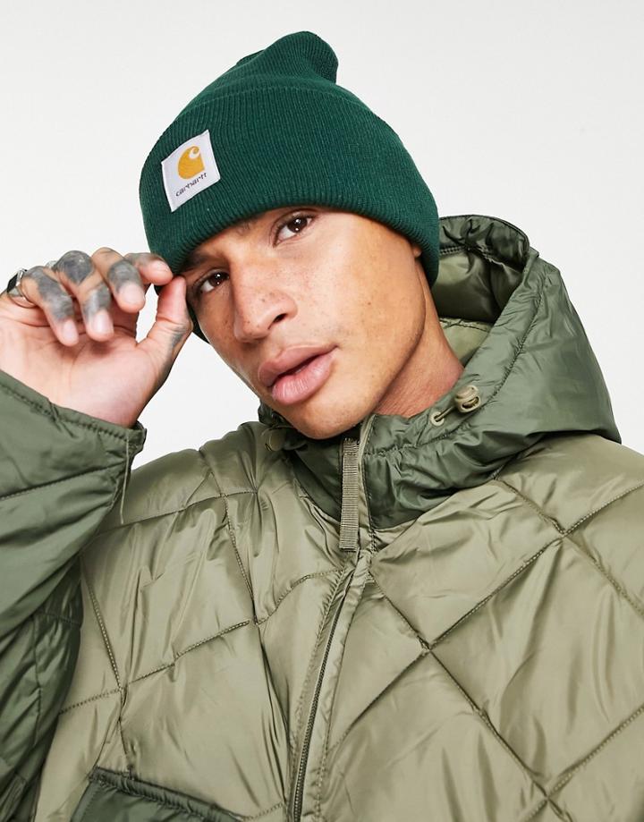 Carhartt Wip Watch Beanie In Green