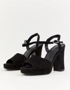 New Look Platform Heeled Sandal - Black