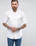 G-star Landoh Straight Service Shirt Short Sleeve White - White