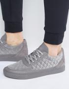 Cayler & Sons Chutoro Quilted Sneakers In Gray - Gray