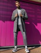 Asos Design Unlined Overcoat In Gray-grey