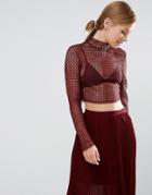 Keepsake Sweet Nothing Crop Top - Red