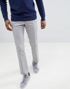 Moss London Stretch Skinny Chino In Gray - Gray