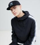 Crooked Tongues 5 Panel Cap With Symbol Print - Black