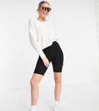 Pieces Tall Legging Shorts In Black