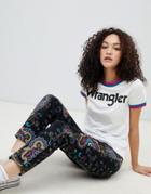 Wrangler Ringer Logo T Shirt - Cream