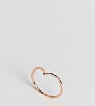 Kingsley Ryan Rose Gold Plated Arrow Ring - Gold