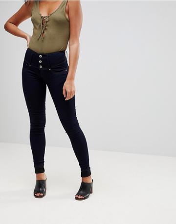 Salsa Mystery Bum Sculpt High Waist Skinny Jean - Blue