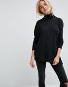 All Saints Iris Sweater In Black Marl - Black