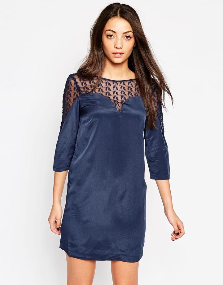 Vila Kentas Shift Dress - Total Eclipse