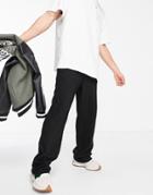 Weekday Cole Jersey Pants In Black