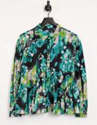 Vero Moda Shirt In Large Bloom Floral Print-multi