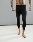 Hiit 3/4 Length Tights In Black - Black