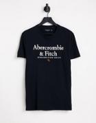 Abercrombie & Fitch T-shirt In Black With Chest Logo