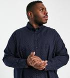 Duke Long Sleeve Printed Shirt In Navy