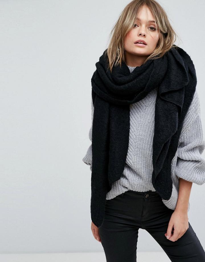 Aldo Exauree Soft Brushed Scarf - Black