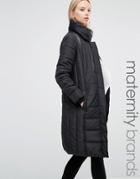 Mamalicous Padded Coat - Black